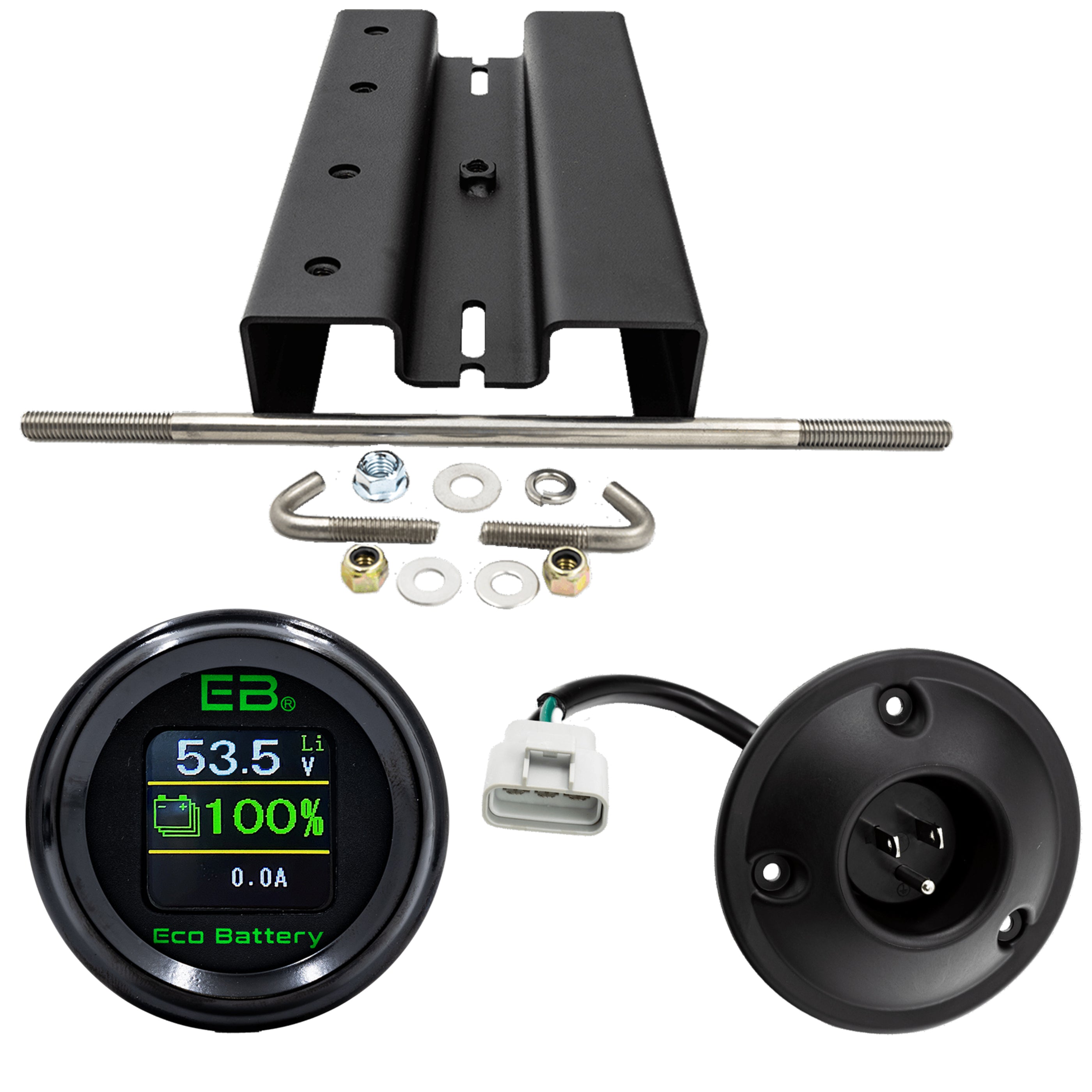 Yamaha G29/Drive Installation Kit for Eco 51v 105ah LifePo4 Lithium Ba ...