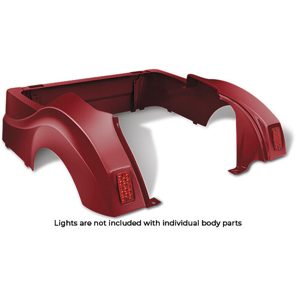 DoubleTake Rear Body, Yamaha Drive2, Burgundy