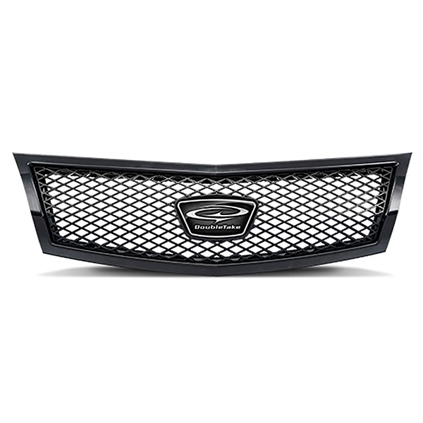 DoubleTake Grille, Phoenix Diamond, Black/Black, E-Z-Go TXT 96+, Club Car Precedent