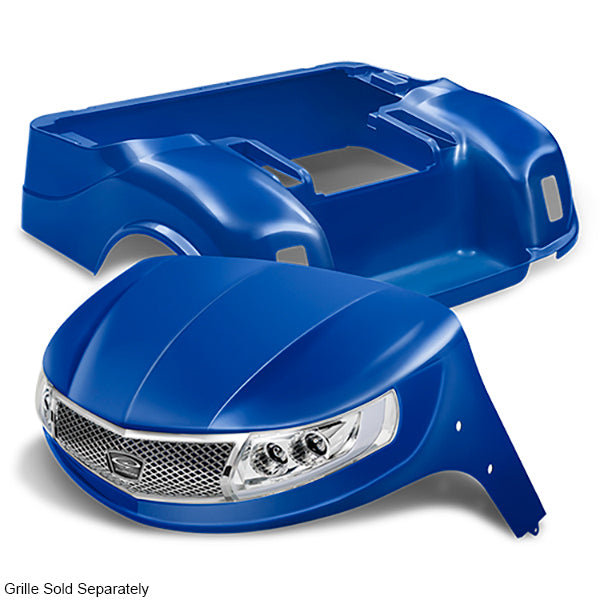 DoubleTake Phoenix Body Kit with Street Legal LED Light Kit, E-Z-Go TXT 96+, Blue