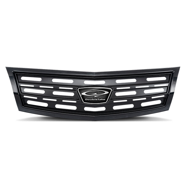 DoubleTake Grille, Phoenix, Slotted, Black/Black, Club Car Precedent 04+