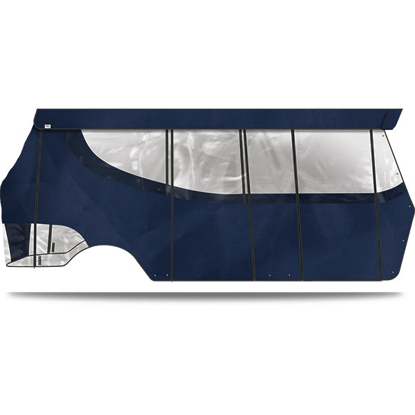 DoubleTake Enclosure & Valance for Kwick-Track Rail System, 6 Passenger, E-Z-Go TXT 94-13, Navy