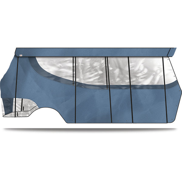 DoubleTake Enclosure for Kwick-Track Rail System, 6 Passenger, Club Car DS Old Style 99-, Sky