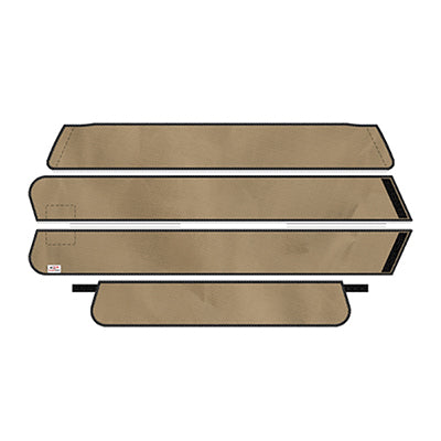 DoubleTake Valance for Kwick-Track Top, 4 Passenger, Club Car Precedent 04+/DS New Style 00+, Sand