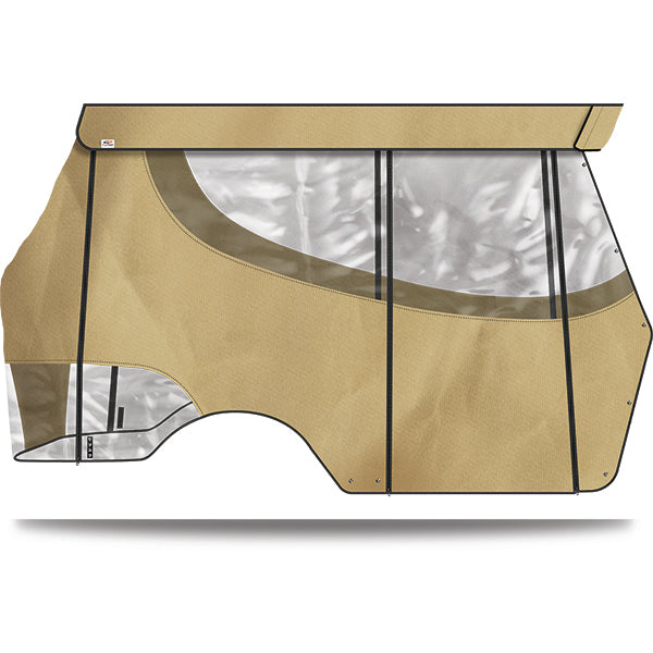 DoubleTake Enclosure & Valance, 4 Passenger, Club Car DS Old Style 99-, Sand