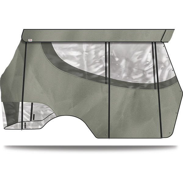 DoubleTake Enclosure & Valance, 4 Passenger, Club Car DS Old Style 99-, Silver