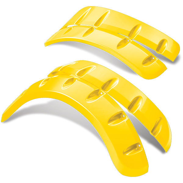 DoubleTake Fender Flare Set for Phoenix Body, E-Z-Go RXV 08+, Yellow