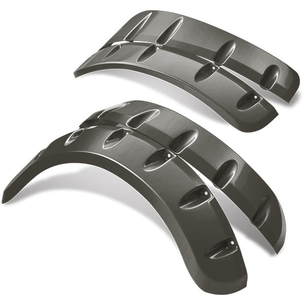 DoubleTake Fender Flare Set for Titan Body, E-Z-Go 96+, Graphite