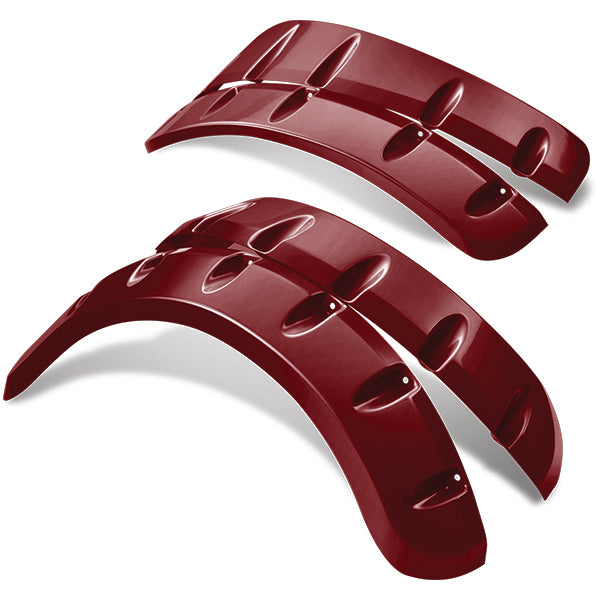 DoubleTake Fender Flare Set for Spartan Body, Club Car DS, Burgundy