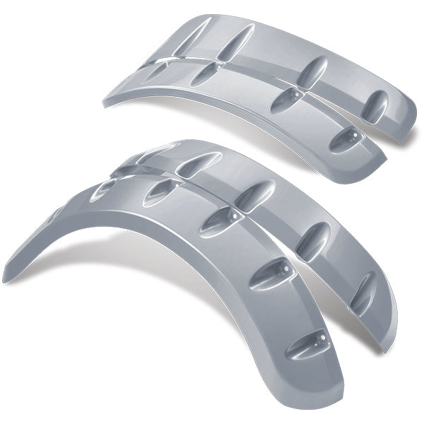 DoubleTake Fender Flare Set for Spartan Body, Club Car DS, Silver