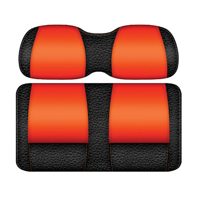 DoubleTake Extreme Seat Pod Cushion Set, E-Z-Go TXT 96+, Black/Orange