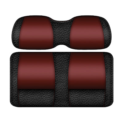 DoubleTake Veranda Front Cushion Set, Yamaha Drive2, Black/Burgundy