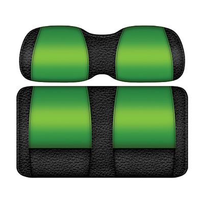 DoubleTake Veranda Front Cushion Set, Yamaha Drive2, Black/Lime