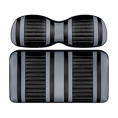 DoubleTake Extreme Front Cushion Set, Club Car Precedent 04+, Black/Silver