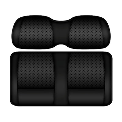 DoubleTake Clubhouse Front Cushion Set, E-Z-Go TXT 96+, Black/Black