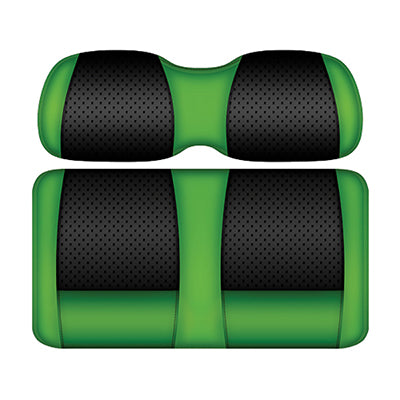 DoubleTake Clubhouse Front Cushion Set, Club Car Precedent 04+, Black/Lime