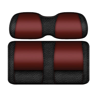 DoubleTake Veranda Rear Cushion Set, Universal, Black/Burgundy