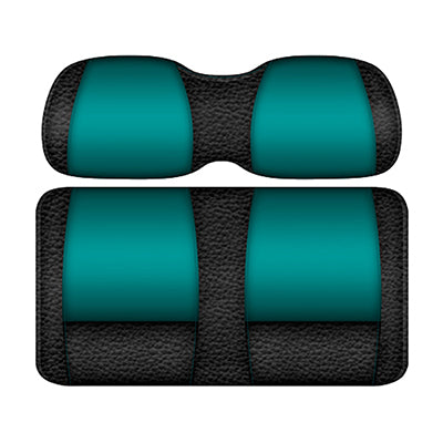 DoubleTake Veranda Rear Cushion Set, Universal, Black/Teal