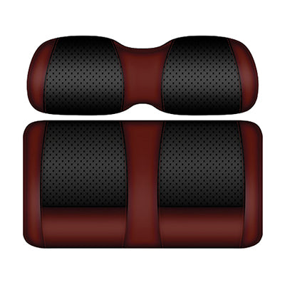 DoubleTake Clubhouse Rear Cushion Set, Universal, Black/Burgundy