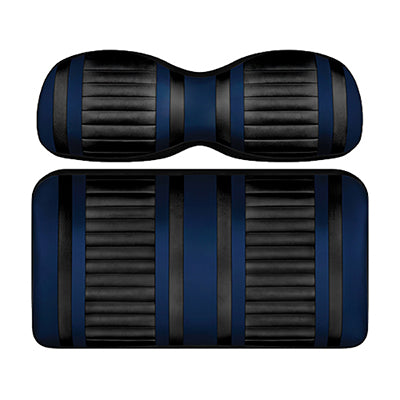 DoubleTake Extreme Seat Pod Cushion Set, E-Z-Go RXV 08+, Black/Navy