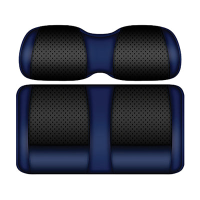 DoubleTake Clubhouse Seat Pod Cushion Set, E-Z-Go TXT 96+, Black/Navy