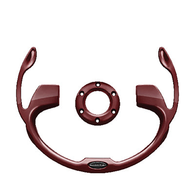 DoubleTake Pilot Steering Wheel Inserts, Universal, Burgundy