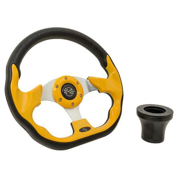 Club Car DS Yellow Racer Steering Wheel Kit 1982-Up