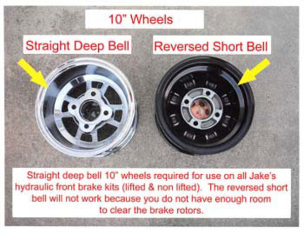 Jake’s Club Car Precedent Disc Brake Kit W/ Spindle Lift (Years 2008.5-Up)