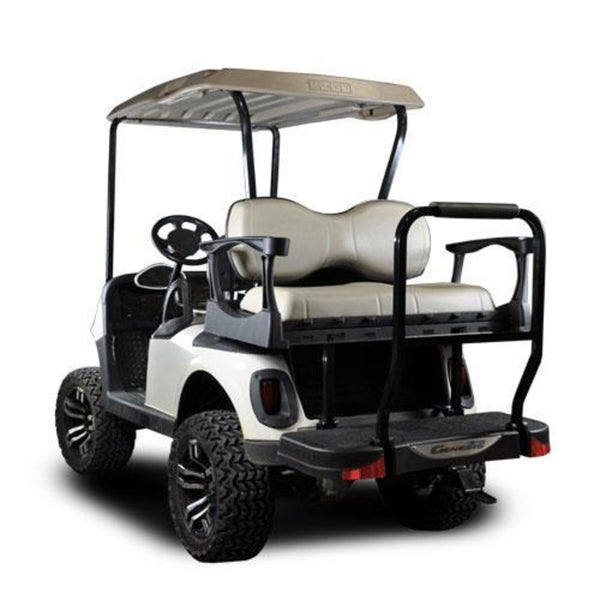 MadJax® Genesis 250 with Standard Sandstone Steel Rear Flip Seat - E-Z-GO RXV