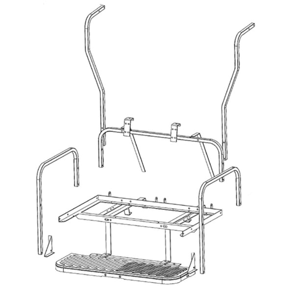 GTW® MACH3 Flip Frame Only Club Car DS