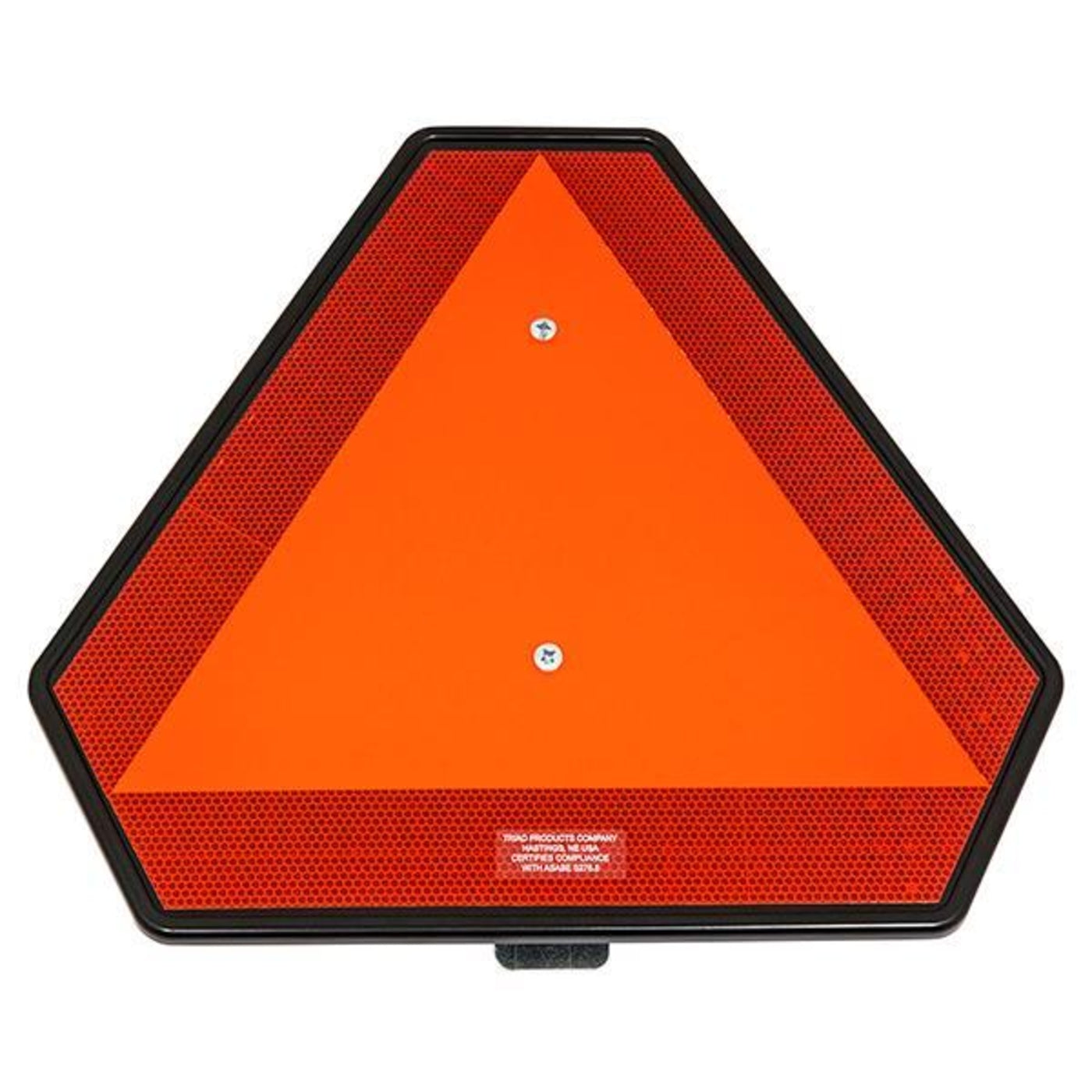 Slow Machine Triangle Plastic Slow Moving Vehicle Triangle With Spade Mount Kit – SoFlo Carts
