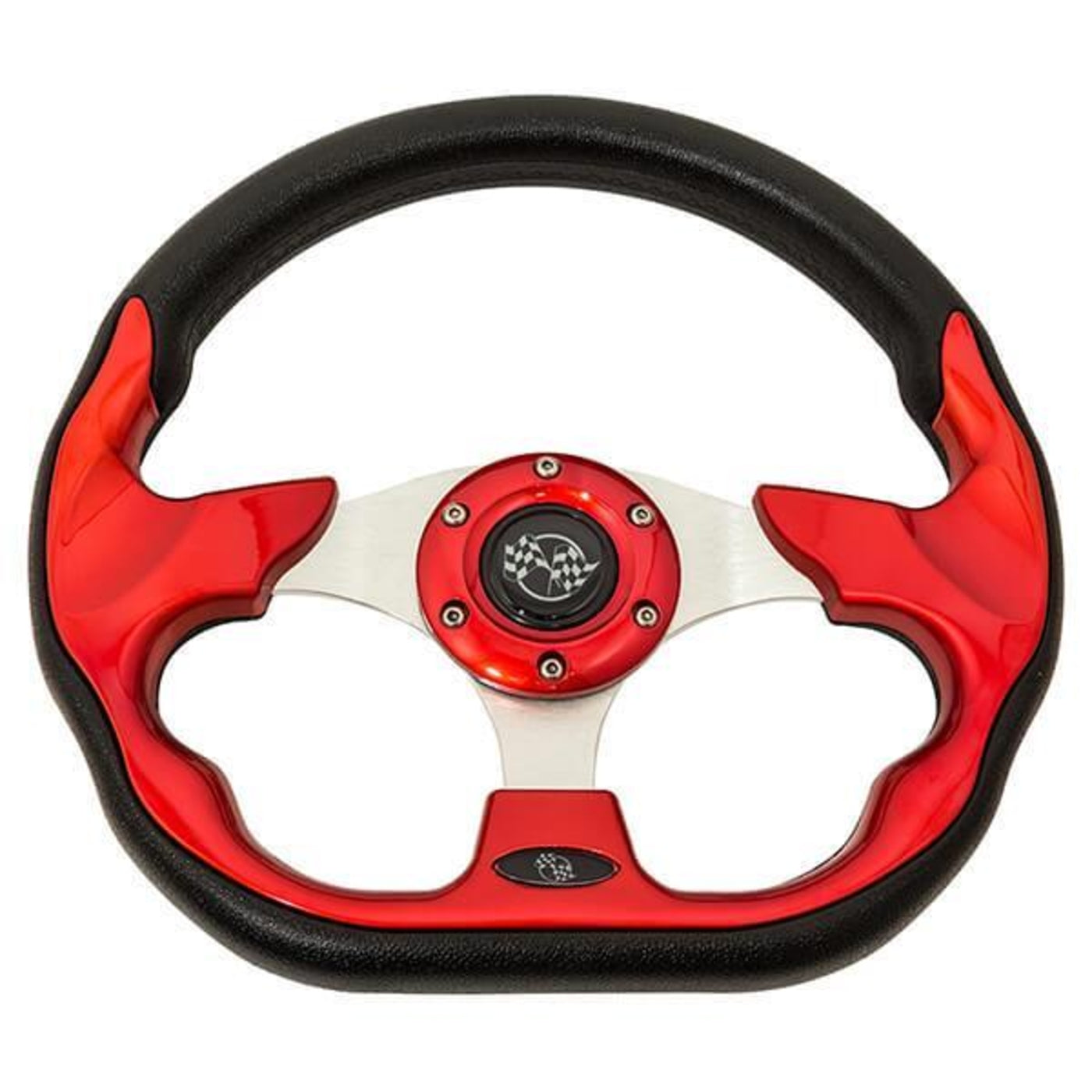 Red Racer Steering Wheel – SoFlo Carts