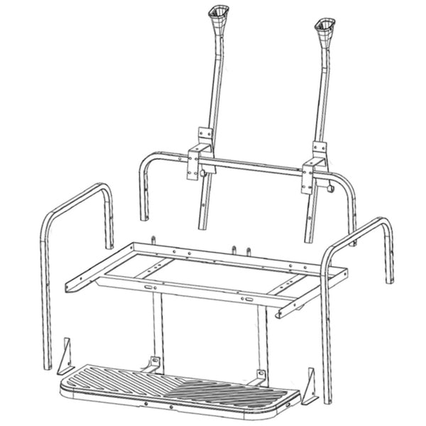 GTW® MACH3 Flip Frame Only Club Car Precedent, Tempo, & Onward