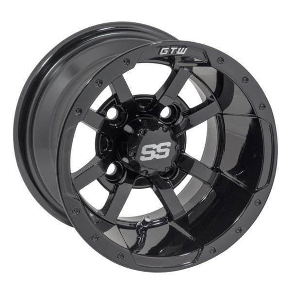 GTW® Storm Trooper 10″ Black Wheel (3:4 Offset)