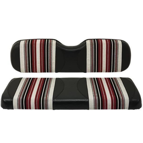 Red Dot Burgundy/Black/White Harmony Rear Seat Covers for MadJax® Genesis 250/300