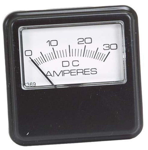 Ammeter, 30 Amp, Corner Mount