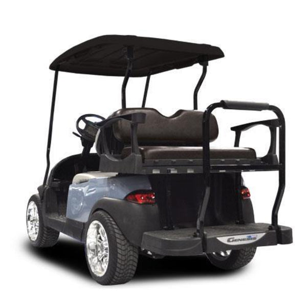 MadJax® Genesis 250 with Standard Black Steel Rear Flip Seat - Club Car Precedent 2004-Up