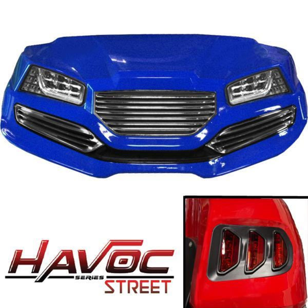 Yamaha G29/Drive HAVOC Street Body Kit in Blue (Years 2007-2016)