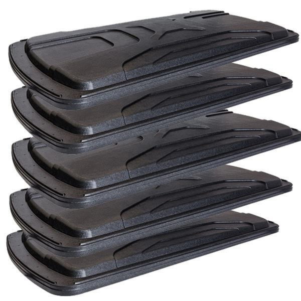 84″ Versa Triple Track Top - Black - Bulk Pack of 5