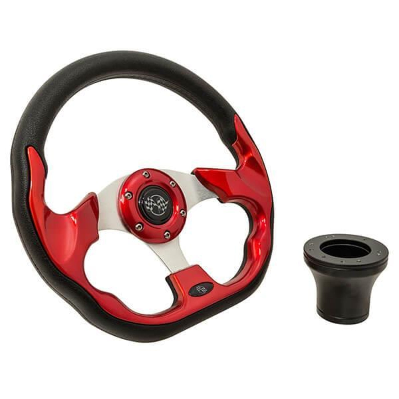 Club Car Precedent Red Racer Steering Wheel Kit – SoFlo Carts