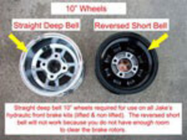 Yamaha Lifted Hydraulic Brakes W/ Long Travel Kit (Models G22)