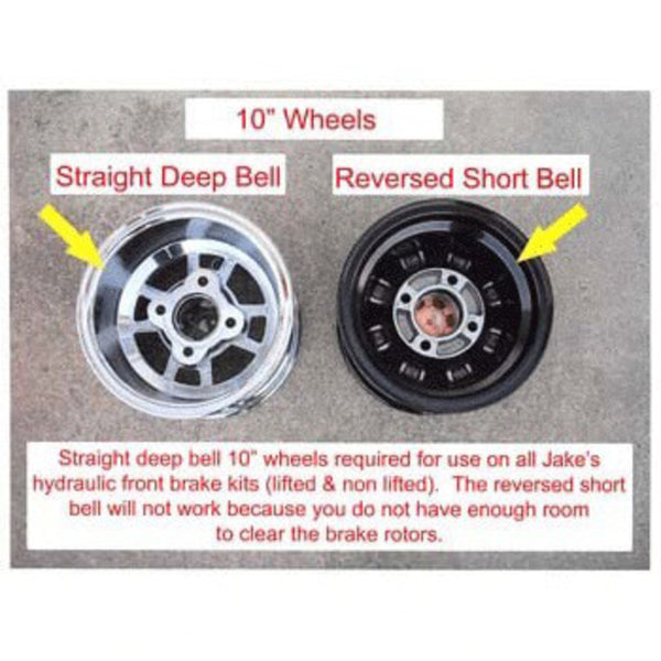 Jake’s™ Club Car Precedent Front Disc Brake Kit w/Long Travel (Years 2008.5-Up)