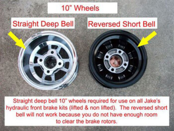 Jake’s E-Z-GO RXV Electric Non-Lifted Brake Kit (Years 2008-Up)