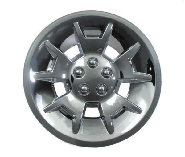 10″ Silver Metallic Demon Wheel Cover