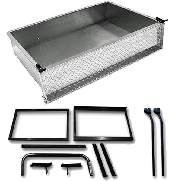 GTW® Aluminum Cargo Box Kit For Club Car Precedent (Years 2004-Up)